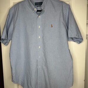 Ralph Lauren Men's Sky Blue Button Down Shirt
